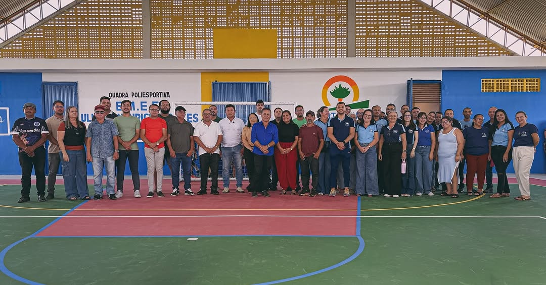 Inauguração do Ginásio Poliesportivo Antônio Pereira Nunes