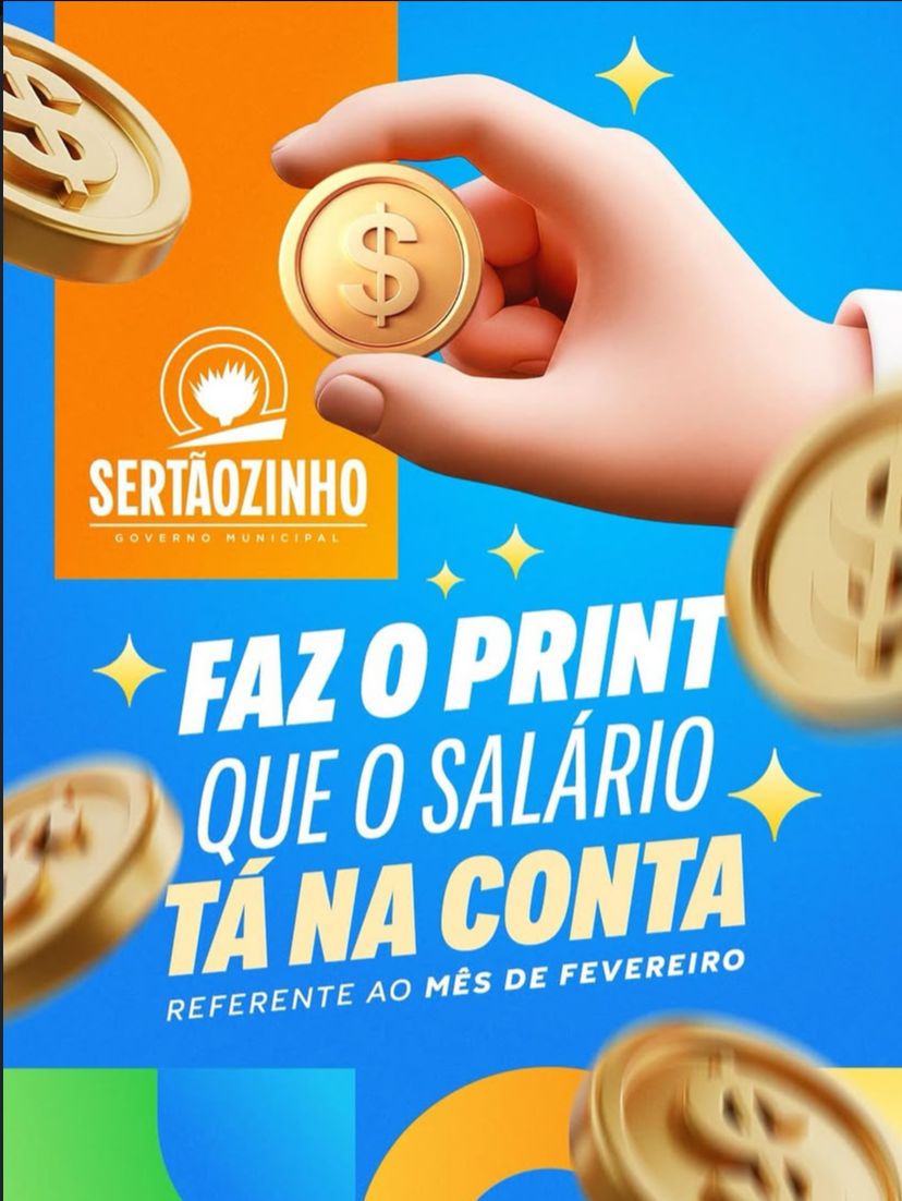 Pagamento liberado: salários dos servidores referentes ao mês de fevereiro já estão disponíveis