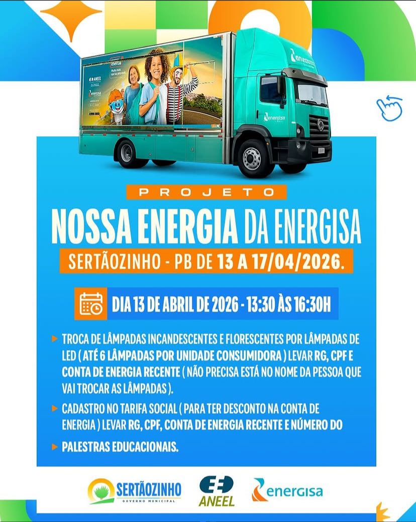 Projeto "Nossa Energia” da Energisa traz serviços e ações educativas para Sertãozinho