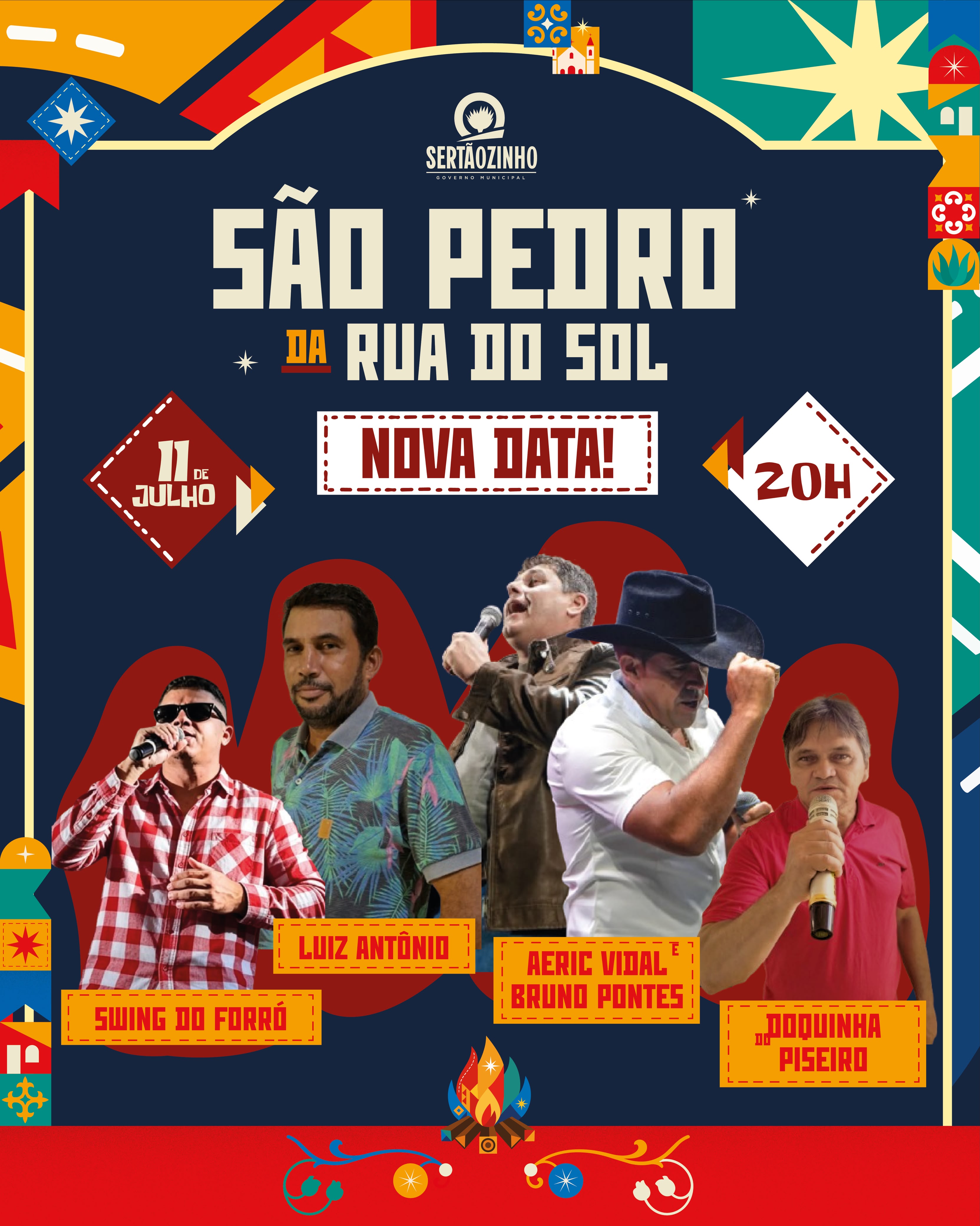 São Pedro da Rua do Sol ganha nova data após adiamento