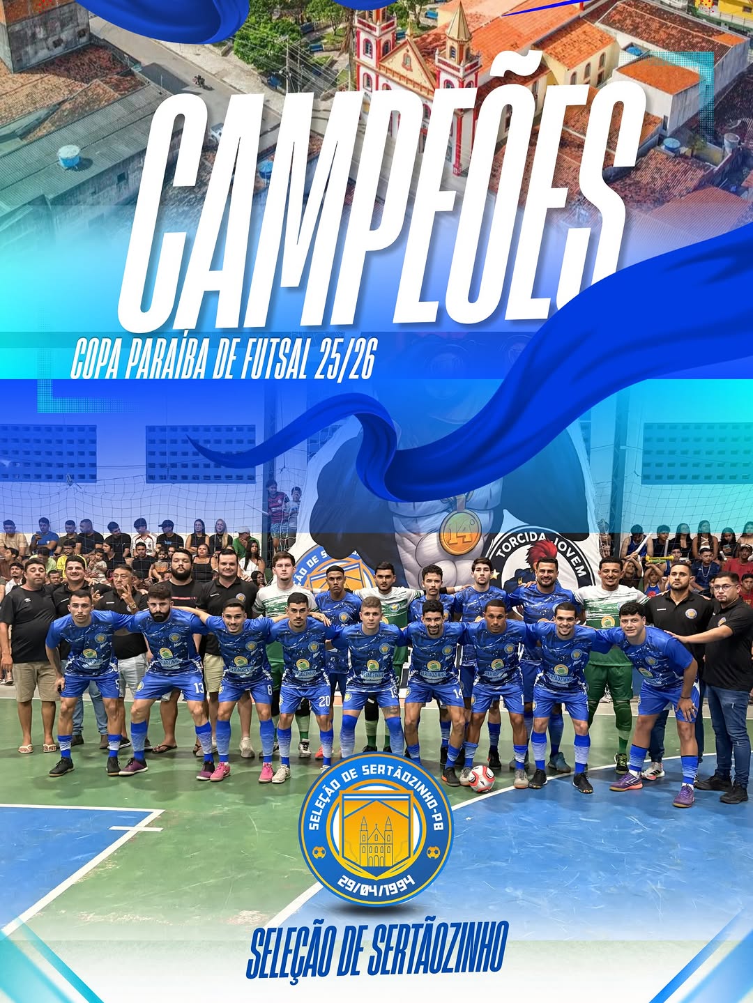 Sertãozinho conquista título da Copa Paraíba de Futsal